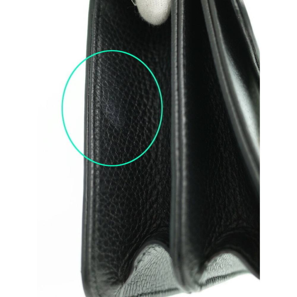 Gucci Interlocking GG shoulder bag black calfskin leather - Picture 9 of 9